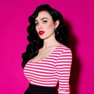 - Vixen by Micheline Pitt - Trouble Maker Top - M